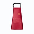 thumbnail image 2 of Antqov Aprons for Men Women, Waterproof Long Pocket-Free Apron Lightweight Faux Leather Chef Apron for BBQ Baking Kicthen Home Supplies Gifts, 2 of 6