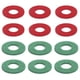 thumbnail image 1 of Arandela de terminal de batería de 12 piezas 6‑Rojo 6‑Verde Protector anticorrosión Estera de protección de cable, 1 of 14
