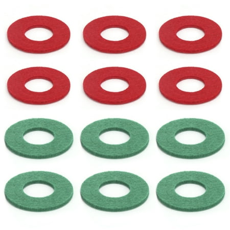 

2024 12pcs Battery Terminal Washer 6Red 6Green Anti Corrosion Protector Cable Protection Mat