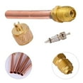 thumbnail image 2 of 2pcs Service Access Valve 1/4" SAE x 1/4" OD x 78mm Stem Core AC Refrigeration, 2 of 8