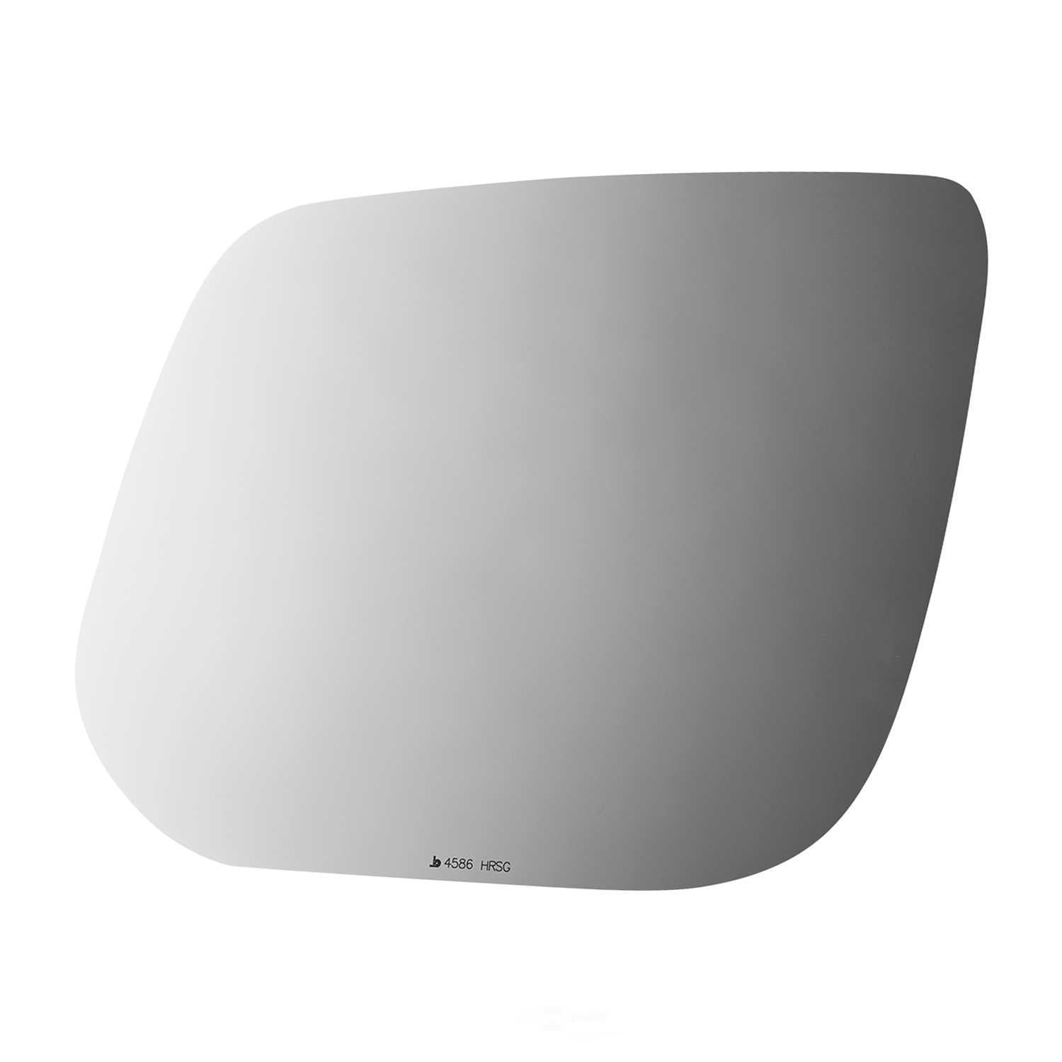 Burco Side View Mirror Replacement Glass with Motor Mount Plate - Clear Glass - 4586HRSG
