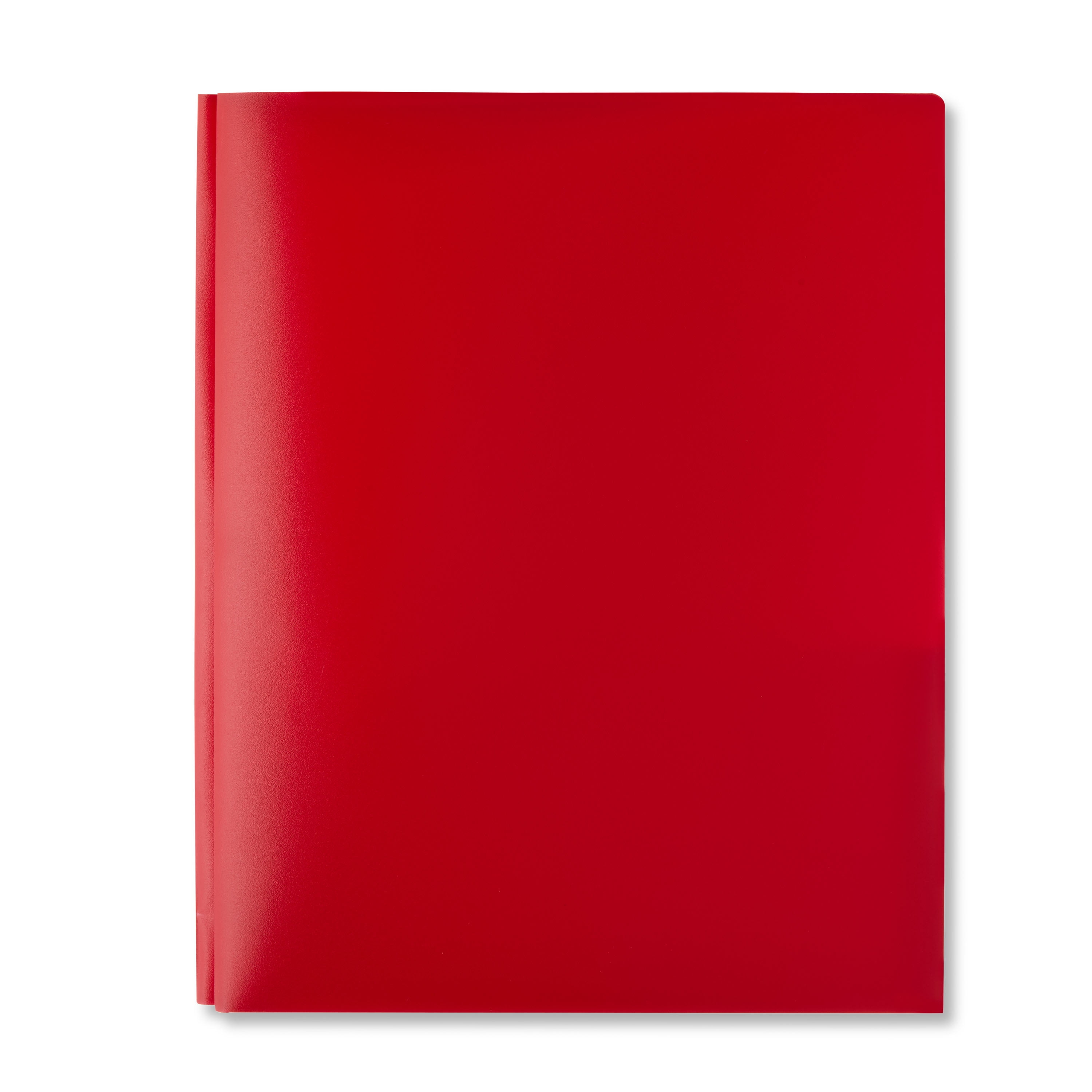 (50 pack) Pen+Gear 3-Prong 2-Pocket Poly Folder, Red