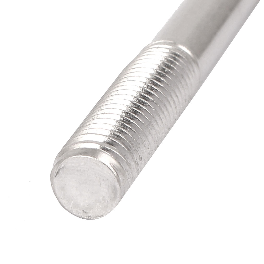 Unique Bargains 304 Stainless Steel Double End Thread Tight Push Rod Stud M10x90mm 10pcs