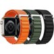 thumbnail image 1 of Correa de nailon con parte trasera en bucle (naranja, verde, negra, excepto relojes), compatible con correa Apple Watch de 38/40/41 mm, correa Apple Watch 12345678/se/ultra, Ma, 1 of 5