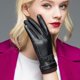 thumbnail image 3 of Conducir caliente de las mujeres de lujo de cuero de la pu invierno otoño conducción mantener guantes calientes guantes tácticos negro deportes al aire libre al aire libre, 3 of 5