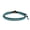 Turquoise, variant on Simulated Turquoise Round Charm Single Strand Leather Bracelet