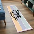 thumbnail image 5 of Stay Awhile Kitchen Runner Rug 2x6 Washable Runners for Hallway Non Slip Wheat Color Block Stripes Aesthetic Large Area Rug Indoor Floor Carpet for Bathroom Laundry Entryway Bedroom Living Room, 5 of 8