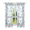 thumbnail image 7 of Yayeee Window Curtains Light Filtering 63"x52" Grommet Panel Pair Home Living Room Decor, Forget Me Not, 7 of 7