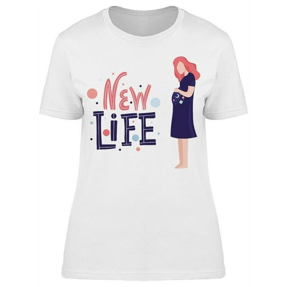 Pregnant Woman T-Shirt Women -Image by Shutterstock, Female x-Large