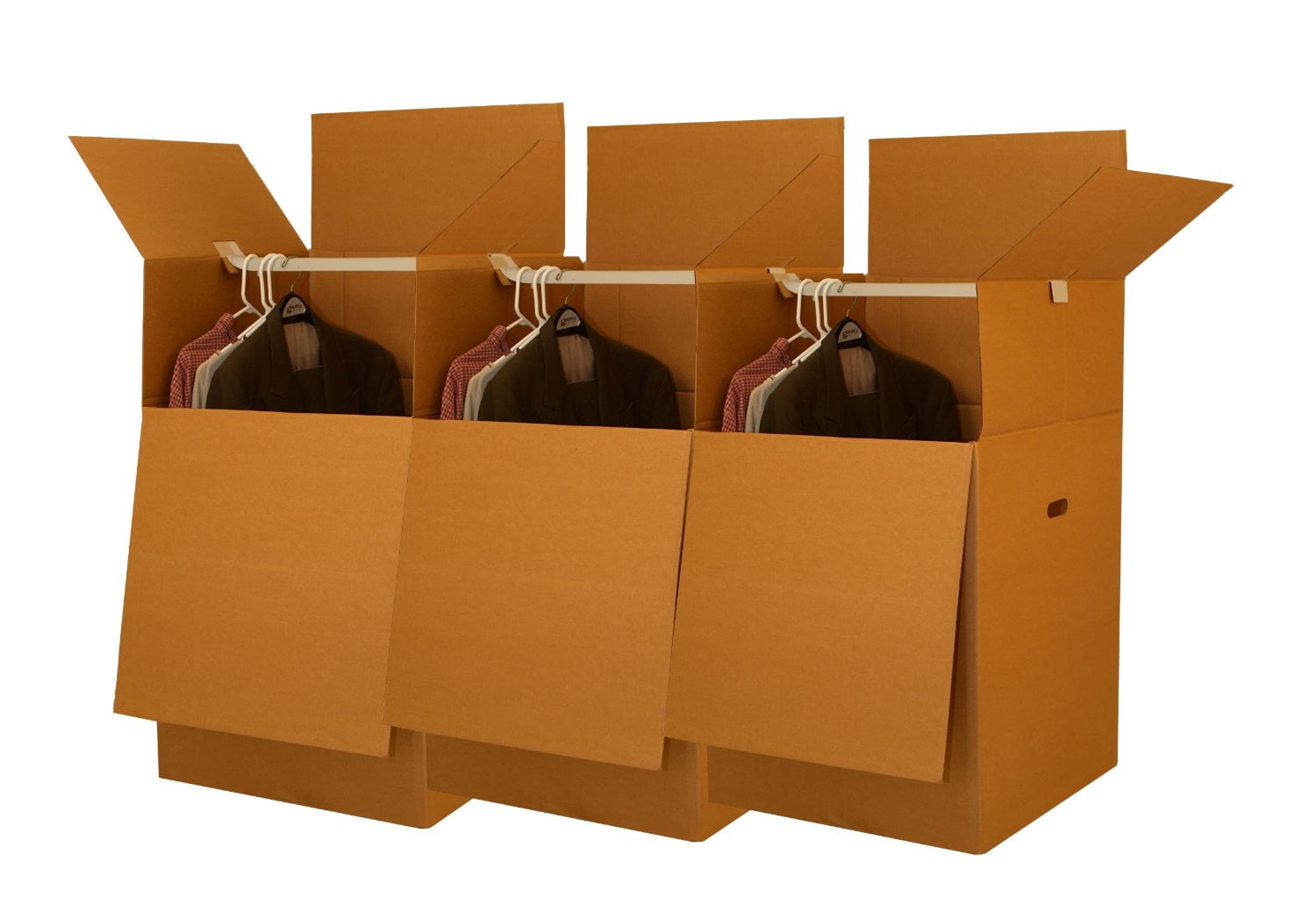 uBoxes Wardrobe Moving Boxes (Bundle of 3) Larger More Cubic Feet