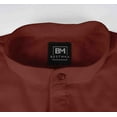 thumbnail image 7 of Bestman Mens Solid Shirt Mandarin Collar Long Sleeve Button-Up Formal Shirts Office Wear, 7 of 7