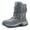 Gray_HL, variant on Stepedia Men's Snow Boots Warm Insulated Faux Fur Lined Mid Calf Waterproof Winter Shoes, Black