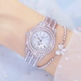thumbnail image 2 of BS New Watch Chain Women's Watch Full of Diamonds Quartz Watch Popular Fashion 1578, 2 of 7