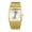 Goldwhite, variant on Men's Watches Business Square Waterproof Sport Analog Quartz Wrist Watch for Men with Stainless Steel Mesh Strap Date Calendar