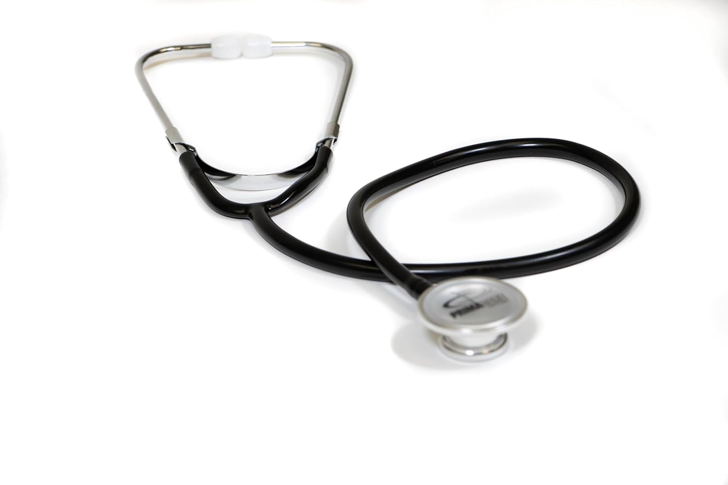 Primacare DS-9290-BK-3 Classic Series Adult Dual-Head Stethoscope, 22" PVC Tubing, Black, Pack of 3 Stethoscopes