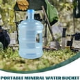 thumbnail image 3 of Leojiow 0.8/1.3 Gallon Water Bottle With Cover Big Water Bottle With Cover Gym Water Bottle With Handle Gallon Water Jug (101/170 Oz Transparent) Outdoor Handle Large Capacity Water One Size, 3 of 5