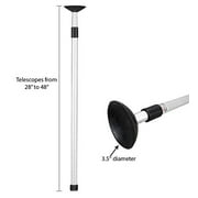 Pactrade Marine Boat Telescoping Cover Support Pole Anodized Aluminium Tube Adjustable from 28'' to 48''