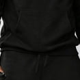 thumbnail image 5 of Rciityk Men's Tracksuit Short Set Solid Color Long Sleeve Pullover Hoodie with Kangaroo Pocket and Casual Shorts 2 Piece Sweatsuit, 5 of 5