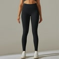 thumbnail image 4 of MKLEKYY Leggings deportivos para mujer, de moda para mujer, calados, sin costuras, cintura alta, levantamiento de melocotón, pantalones de yoga ajustados con lavado al agua para fitness, 5, 4 of 4