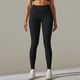 thumbnail image 5 of Pantalones de fitness para mujer con cintura alta, sin costuras y con abertura, que realzan las caderas, elásticos y transpirables, para yoga/running, tallas S-L, 5 of 6