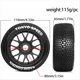 thumbnail image 2 of 4 Piezas 110mm 1/8 RC Coche Ruedas Neumático 17mm Hexagonal para ARRMA Talion para Redcat Equipo VRX RC Coche A, 2 of 5