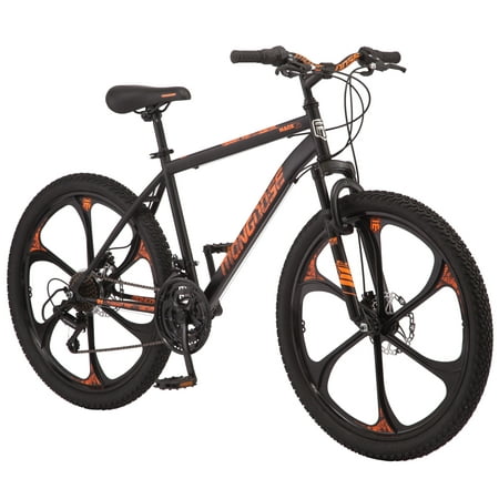 Mongoose Mack Mag Wheel Mountain Bike, 26-inch wheels, 21 speeds, men's frame, (The Best Mountain Bike 2019)