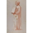 thumbnail image 3 of Isidore Pils 10x14 Black Modern Framed Museum Art Print Titled - Acolyte with Open Book (19th Century), 3 of 5