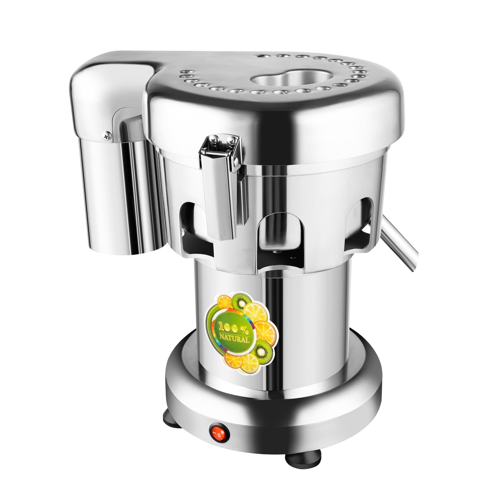 Wildnix High-Efficiency Juicer Machine with 370W Pure Copper Motor, 2800RPM Speed, Food-Grade Stainless Steel, and Automatic Juice Separation