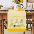 thumbnail image 5 of Burlap Table Runner 120 Inches Long, Summer Lemon Dwarf Non-Slip Kitchen Table Runners for Dining Room Everyday Use Party Table Decorations Pastoral Farm Harvest, 5 of 9