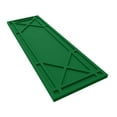 thumbnail image 6 of Ekena Millwork 18"W x 50"H True Fit PVC Bungalow Fixed Mount Shutters, Viridian Green (Per Pair - Hardware Not Included), 6 of 9