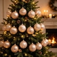 thumbnail image 2 of 16Pcs Christmas Balls Ornaments for Xmas Christmas Tree - 4 Style Shatterproof Christmas Tree Decorations Hanging Ball for Holiday Wedding Party Decoration (16pcs, 2.36"/6CM), 2 of 6