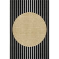 thumbnail image 2 of Addison Rugs Mayfield Premium Machine Washable Transitional Stripes Black Rectangle Rug, 9' x 12', 2 of 6