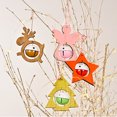 thumbnail image 2 of Toystoory Colgante colgante decoración de árbol de Navidad colgador de pared DIY Prop adorno de puerta diseño lindo boda artesanía de dulce Kits de decoración para fiestas Forma de árbol Toystoory HA070252-03B, 2 of 6