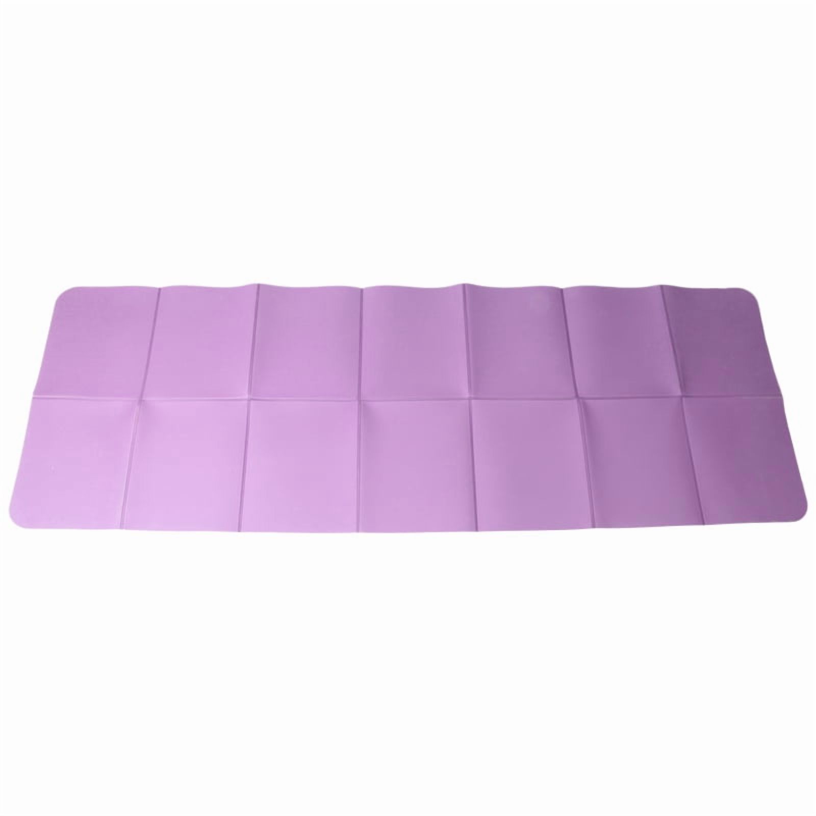 2X Foldable Yoga Mat Folding Travel Fitness Exercise Mat Double Sided Non-Slip for Yoga Pilates & Floor Workouts,2 x Foldable Yoga Mat,