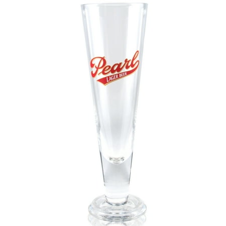 Pearl Beer Tall Pilsner Glass Officially Licensed, Set of 2