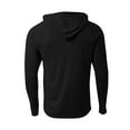thumbnail image 2 of Hardcore Water Sports Men's Hooded Long Sleeve Loose Fit Rash Guard Surf Shirt Water Sports Swimwear, 2 of 10