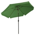 thumbnail image 5 of CorLiving 10ft Large Forest Green Round, Market Patio umbrella with Side Flaps and Round Fillable Base - Deck Umbrellas Outside, Table Umbrella Patio, Patio Table Umbrella, Outdoor Umbrellas Patio, 5 of 14