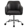 thumbnail image 2 of Linon Colton 13.5 in Task Chair with Adjustable Height & Has Arms, 300 lb. Capacity, Charcoal, 2 of 11