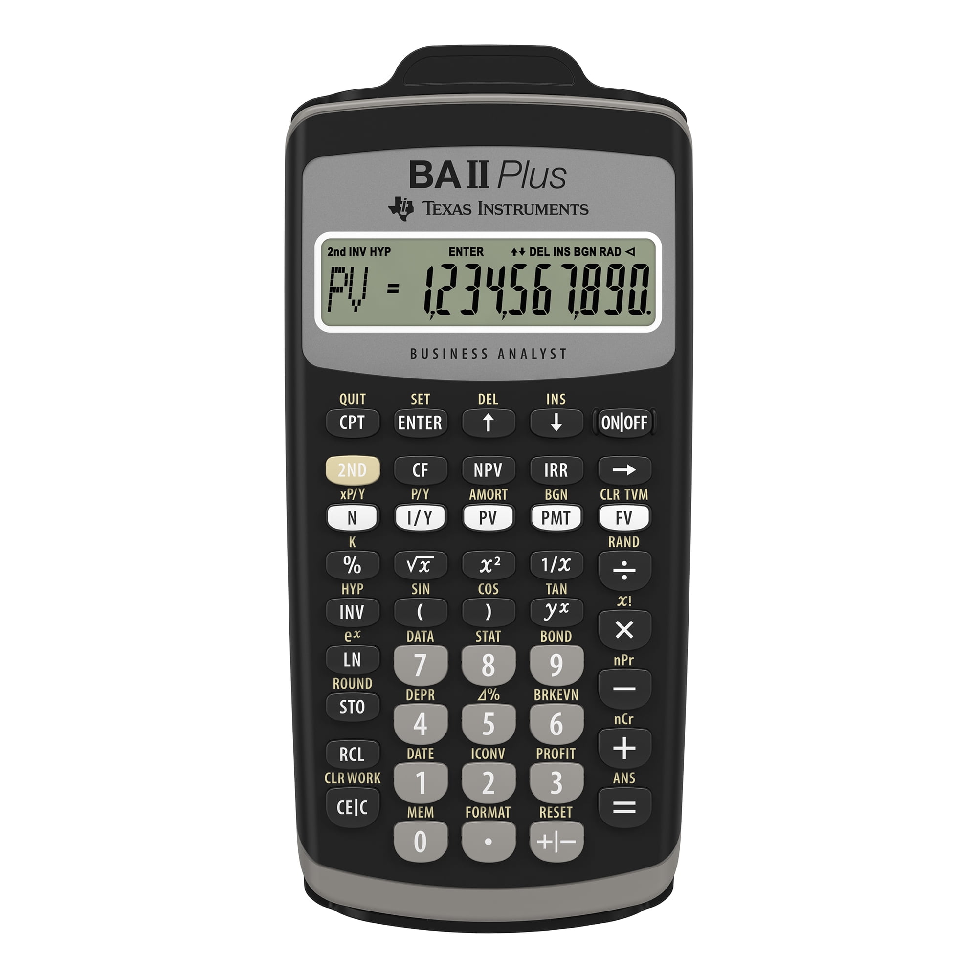 BA-II Plus Advanced Financial Calculator, Dark Gray - Ideal for Business and Education