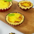 thumbnail image 7 of STRANDCHIC Red Metal Baking Cups Non-Stick Quick Heat Conduction for Desserts 3Pcs, 7 of 7