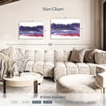 thumbnail image 4 of Elephant Stock Coastal Ink Iv Wall Art - Horizontal Canvas Wall Art - Living Room Wall Decor - Abstract Canvas - Purple And Blue Decor By Chris Paschke - 30" x 20", 4 of 8