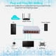 thumbnail image 5 of 5 Port 1000Mbps Gigabit Network Switch Ethernet Smart Switcher High Performance RJ45 Hub Internet Splitter US Plug, 5 of 5