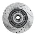 thumbnail image 4 of New Cross-drilled Brake Disc Compatible With Ford Explorer XL Fleet 6 Cyl 4.0L Ranger Sport 6 Cyl 3.0L Explorer Eddie Bauer 6 Cyl 4.0L 1995-2011 By 19360 19852 27075 42273 54029, 4 of 6