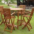 thumbnail image 2 of International Caravan Lugo Set of 5 Bar Height Table Group, 2 of 2