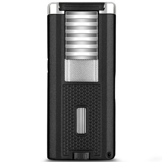 5.25 bay cigarette lighter Cigar Lighter Straight Windproof Multifunctional V Cutter Hole Puncher 5 In  1 Cigar Lighter Cb-25Bx