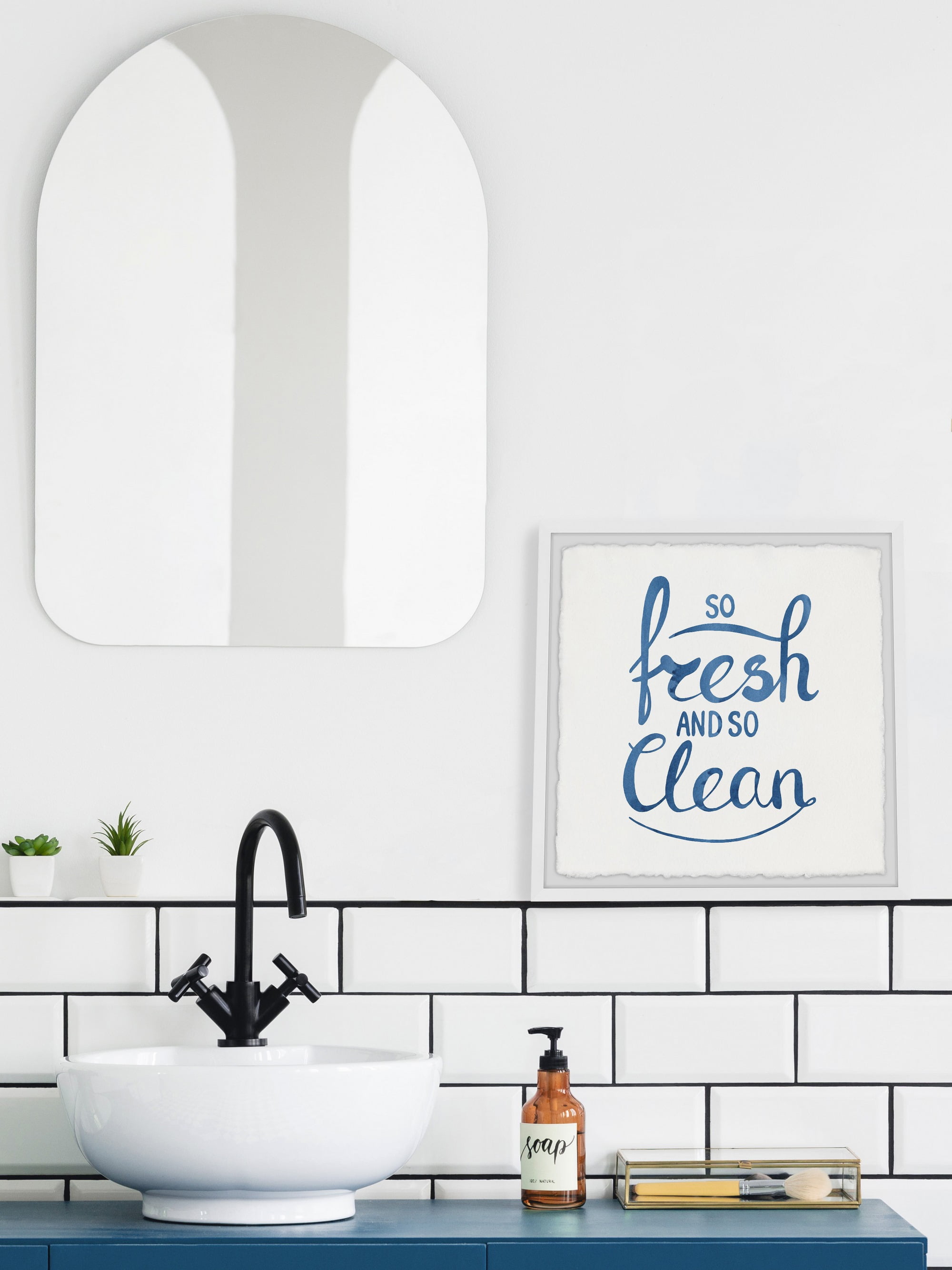 Marmont Hill So Fresh and Clean Framed Wall Art