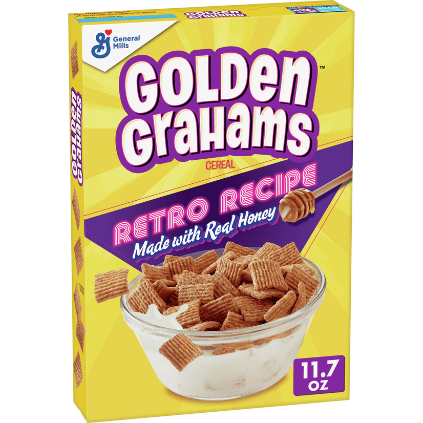 Golden Grahams Cereal, Graham Cracker Taste, Whole Grain, 16.7 oz