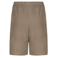 thumbnail image 4 of OGLCCG Mens Swim Trunks with Compression Liner 2 in 1 Quick Dry Bathing Suit Beach Shorts with Pockets Summer Vacation Swimwear,XL,Khaki, 4 of 5