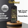 thumbnail image 2 of QUIKHENNA HairColor Shampoo 1N Natural Black- 200 ml|Ammonia-Free|Quick & Effortless Grey Coverage|Salon-like Hair Color at Home|Hair Dye Coloring for Men&Women|Instant Hair Colour Solution(Pack of 2), 2 of 5