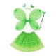 thumbnail image 1 of Disfraz de hada para niñas Ropa de ala de hada Disfraz de ángel Falda tutú para niños pequeños 4 piezas/juego Disfraz de mariposa para disfraces Fiest Verde, 1 of 8